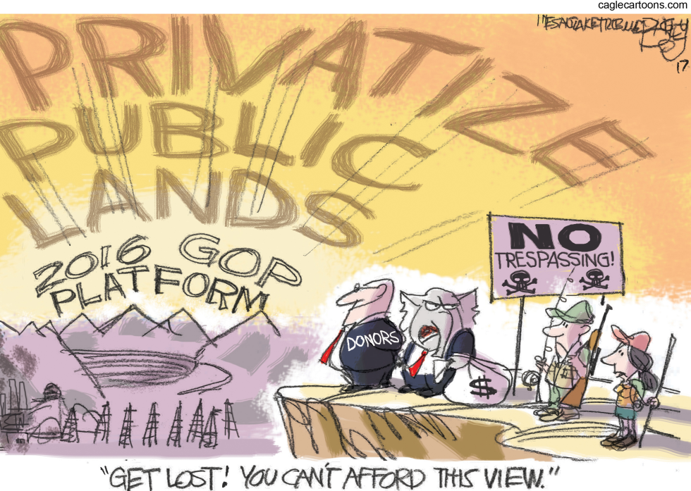  OUR LAND by Pat Bagley