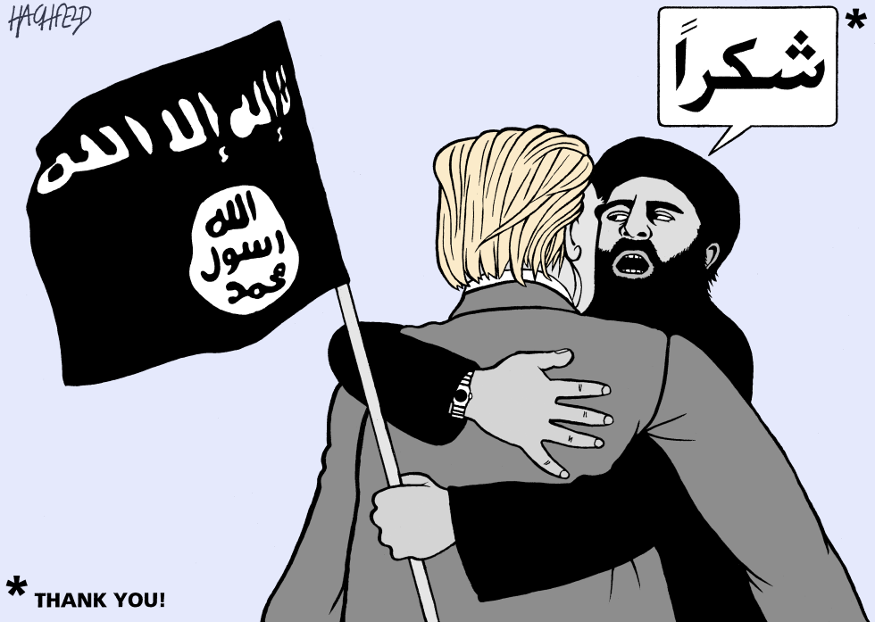  TRUMP, AL-BAGHDADI by Rainer Hachfeld