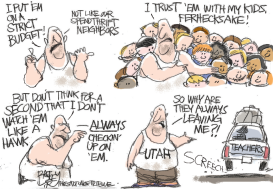 LOCAL UTAH TEACHERS by Pat Bagley