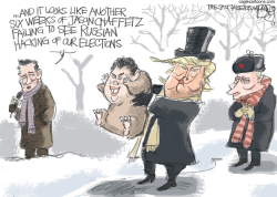 PUNXSUTAWNEY CHAFFETZ by Pat Bagley