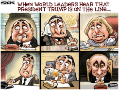 TRUMP CALLING by Steve Sack