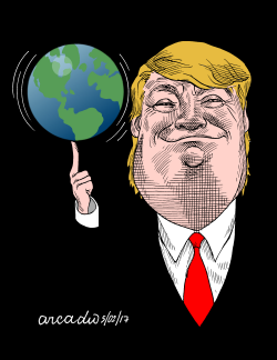 TRUMP AND HIS WORLD/EL MUNDO DE TRUMP by Arcadio Esquivel