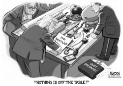 NOTHING IS OFF THE IRAN SANCTIONS TABLE by RJ Matson