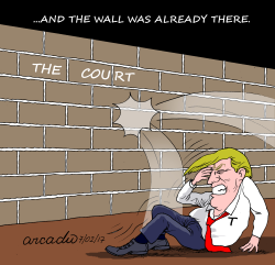 THE WALL WAS ALREADY THERE by Arcadio Esquivel