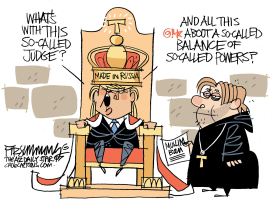 KING TRUMP by David Fitzsimmons