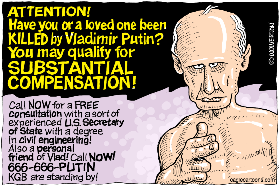  PUTIN THE KILLER by Wolverton