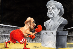 GERMANY ELECTIONSMONUM- ENTAL STRIKER by Petar Pismestrovic