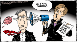 ELIZABETH WARREN by Bob Englehart