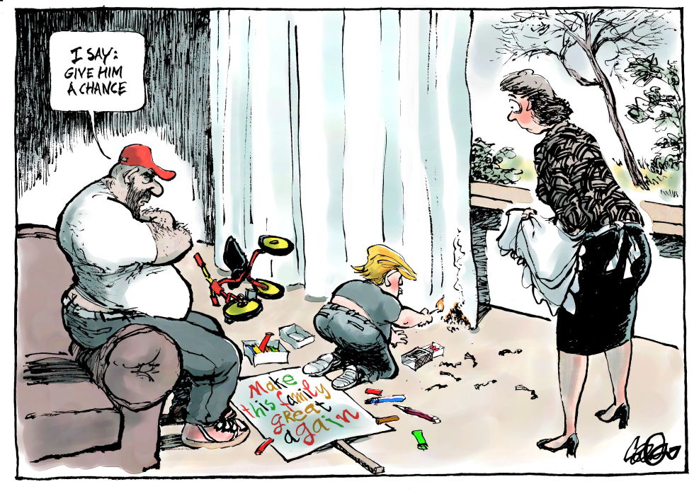  GIVE TRUMP A CHANCE by Jos Collignon