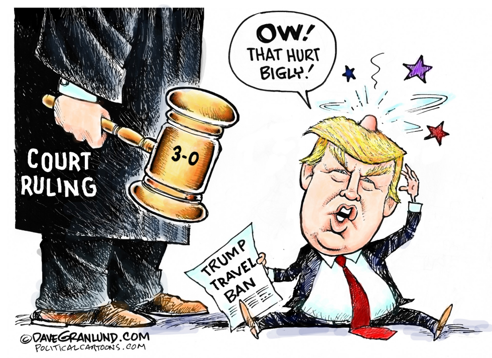  TRUMP TRAVEL BAN RULING by Dave Granlund