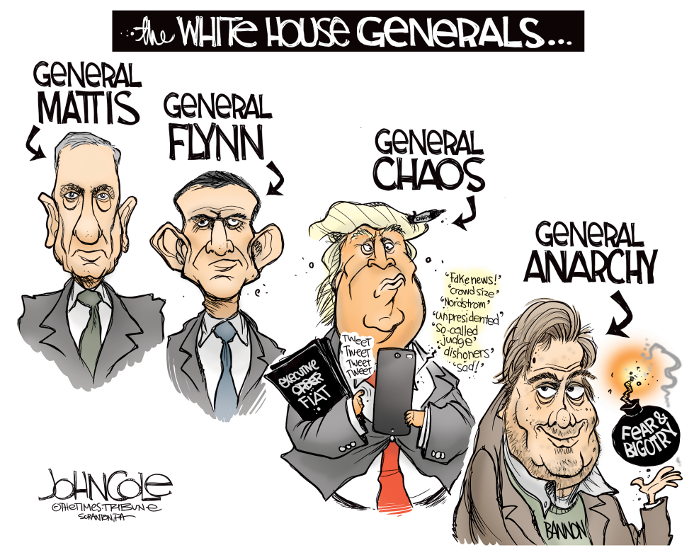  WHITE HOUSE GENERALS by John Cole