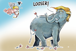 TRUMP'S VALENTINE DAY by Sabir Nazar