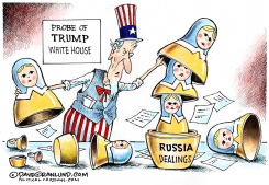 TRUMP AND RUSSIA DEALINGS by Dave Granlund