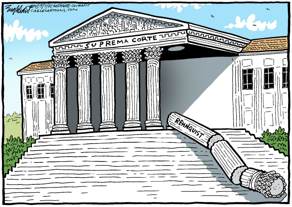  REHNQUIST  by Bob Englehart