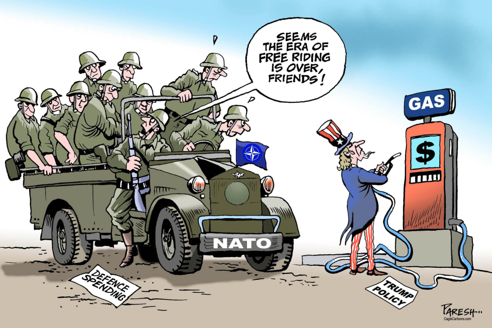  NATO DEFENCE SPENDING by Paresh Nath