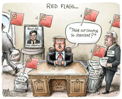 RED FLAGS by Adam Zyglis