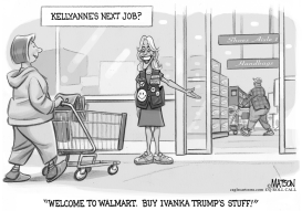 WALMART GREETER KELLYANNE CONWAY by RJ Matson