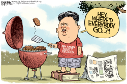 KIM JONG UN FAMILY REUNION by Rick McKee