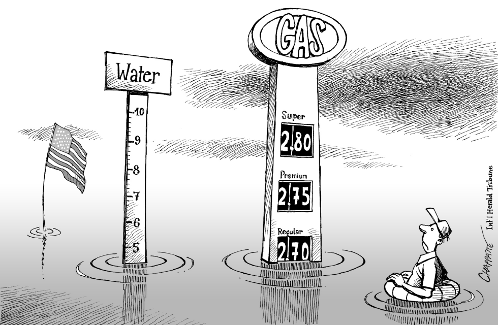  GAS PRICES AFTER KATRINA by Patrick Chappatte