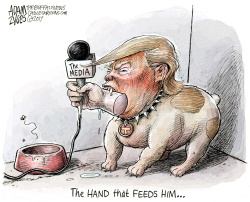 TRUMP PRESS CONFERENCE by Adam Zyglis