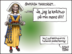 SWEDISH TERRORIST by Aislin