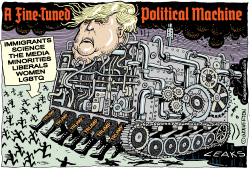 FINETUNED POLITICAL MACHINE by Wolverton