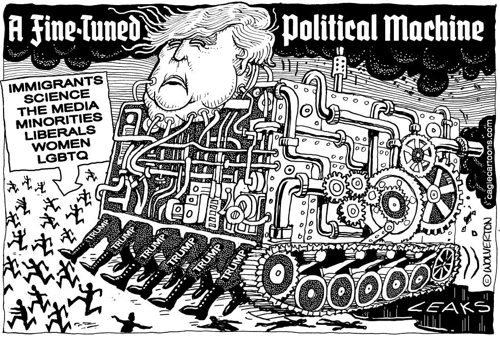  FINETUNED POLITICAL MACHINE by Wolverton