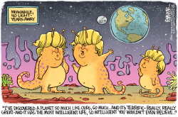 TRUMP PLANET by Rick McKee