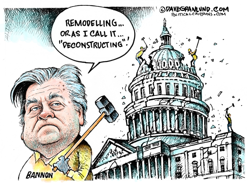  BANNON DECONSTRUCTING by Dave Granlund