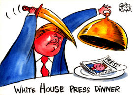 WHITE HOUSE PRESS DINNER by Christo Komarnitski