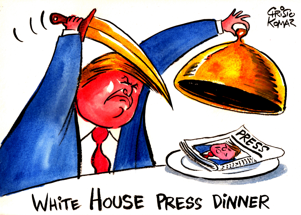  WHITE HOUSE PRESS DINNER by Christo Komarnitski