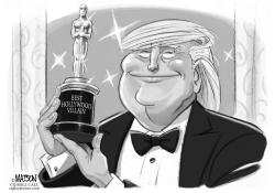 BEST HOLLYWOOD VILLAIN OSCAR GOES TO DONALD TRUMP by RJ Matson