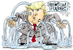 TRUMP Y MUCHAS FUGAS by Daryl Cagle