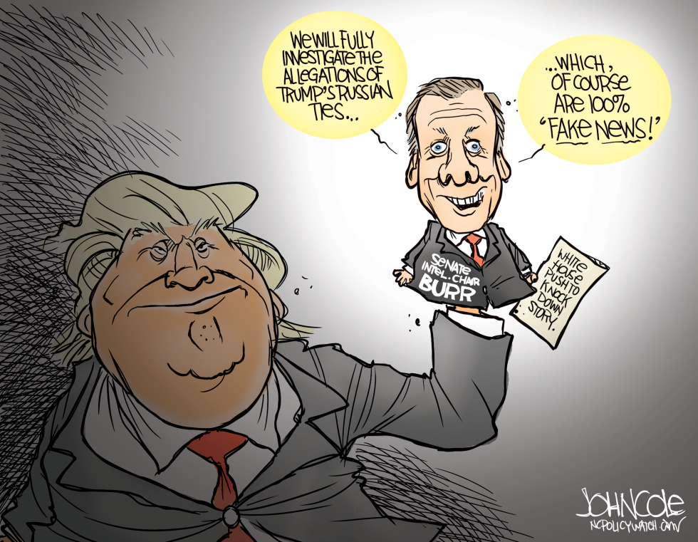  TRUMP AND BURR by John Cole