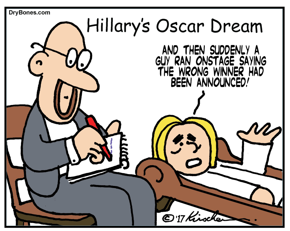  HILLARY'S OSCAR DREAM by Yaakov Kirschen