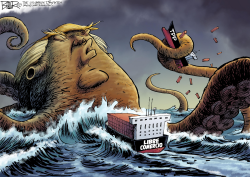 MONSTRUO COMERCIAL  by Nate Beeler