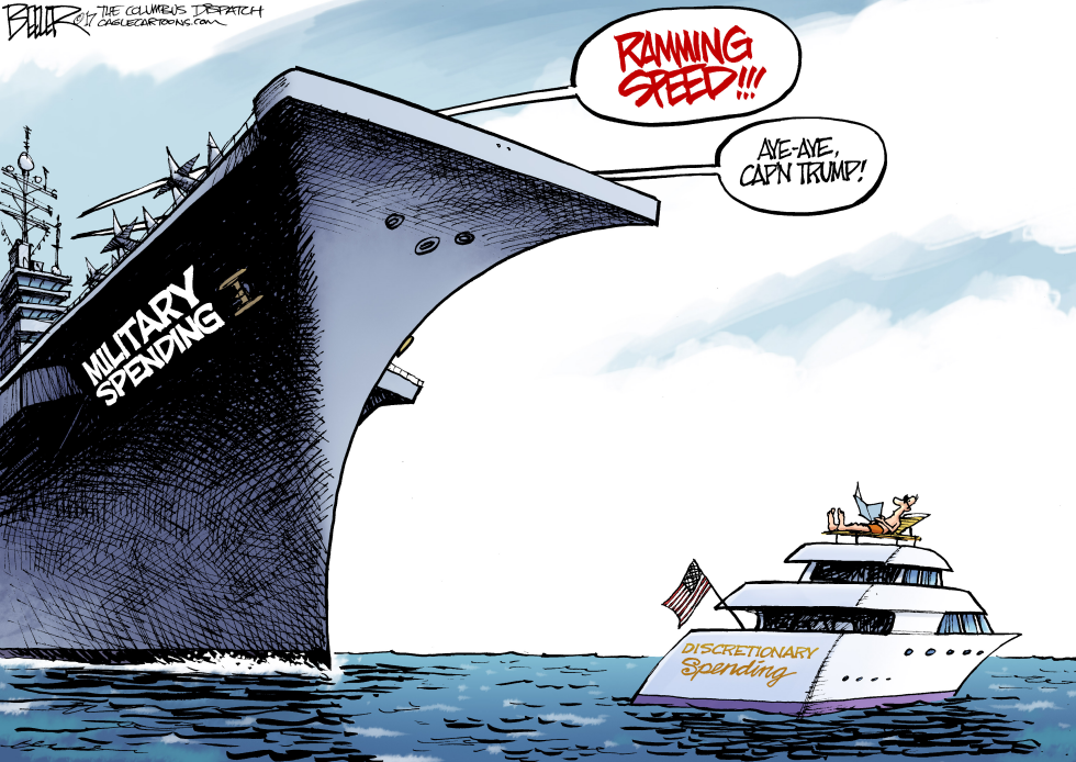  TRUMP BUDGET by Nate Beeler