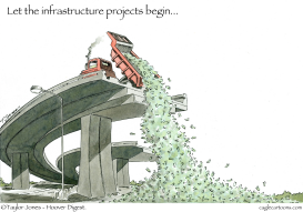 INFRASTRUCTURE MONEY PIT  by Taylor Jones