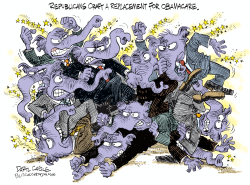 CRAFTING A REPLACEMENT FOR OBAMACARE UPDATED by Daryl Cagle