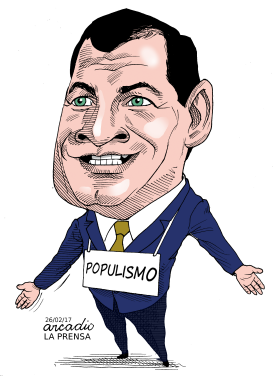 RAFAEL CORREA ECUADOR by Arcadio Esquivel