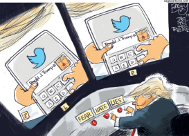 TWITTER BRAIN by Pat Bagley