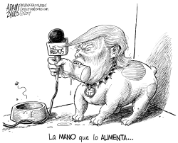 TRUMP Y LOS MEDIOS by Adam Zyglis