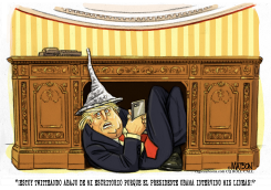 ESPACIO SEGURO DE TRUMP EN LA CASA BLANCA by RJ Matson