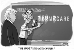 RESPELL AND REPLACE OBAMACARE WITH TRUMPCARE by RJ Matson