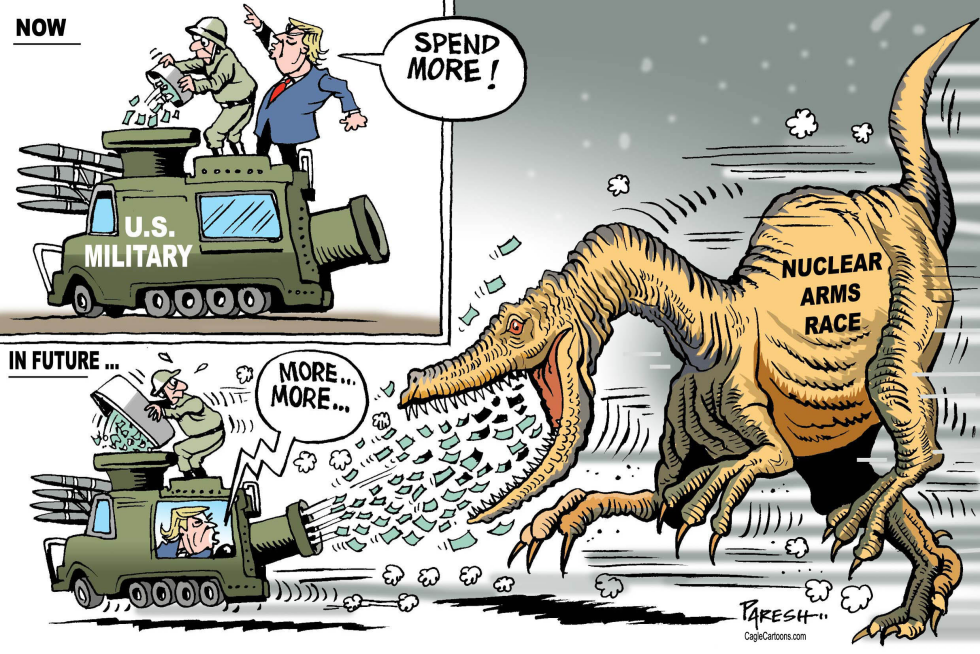  US MILITARY SPENDING by Paresh Nath