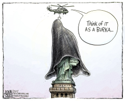 TRAVEL BAN PART 2 by Adam Zyglis