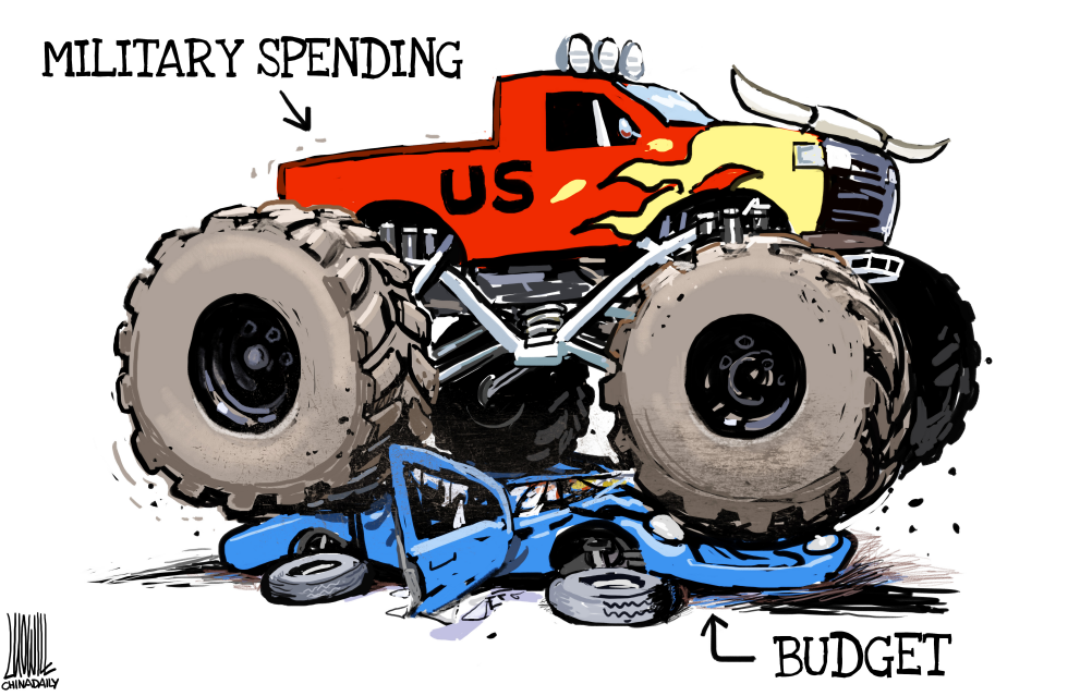  US MILITARY SPENDING 1 by Luojie