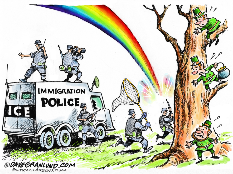  ST PATS DAY AND ICE ROUNDUP by Dave Granlund