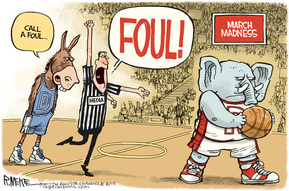  MARCH MADNESS by Rick McKee