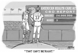 CBO REPORT SHOWS 24 MILLION UNINSURED UNDER RYANCARE by RJ Matson